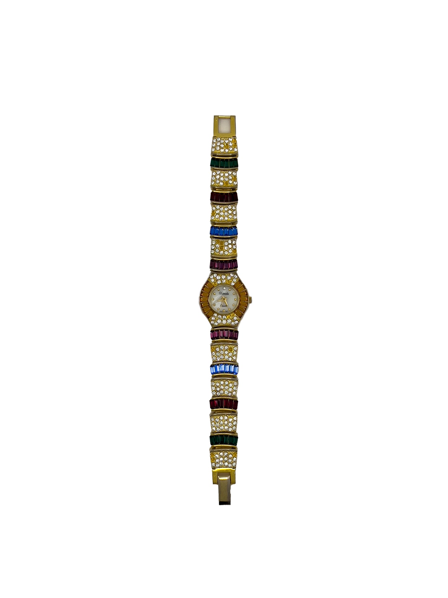 Multicolor Baguette Watch