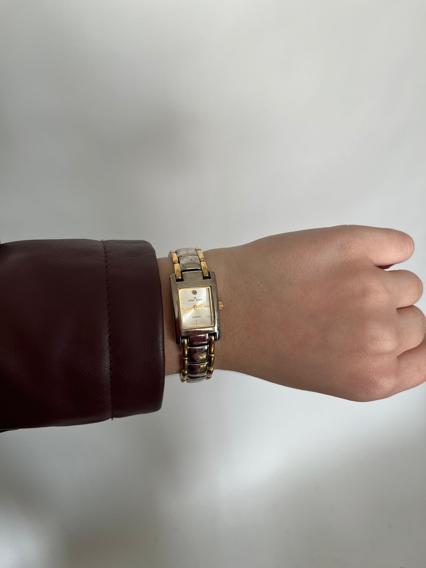 Two-Tone Gold & Gunmetal Watch