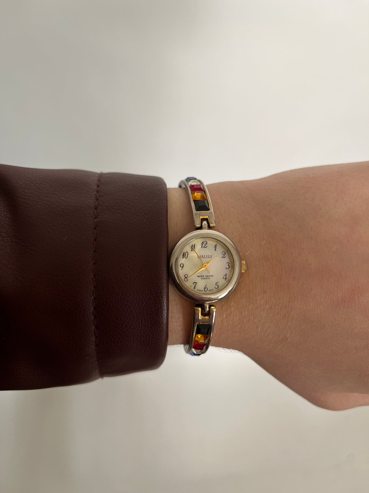 Multicolor Thin Watch