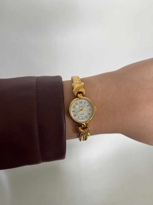 Gold Knot Stretch Watch