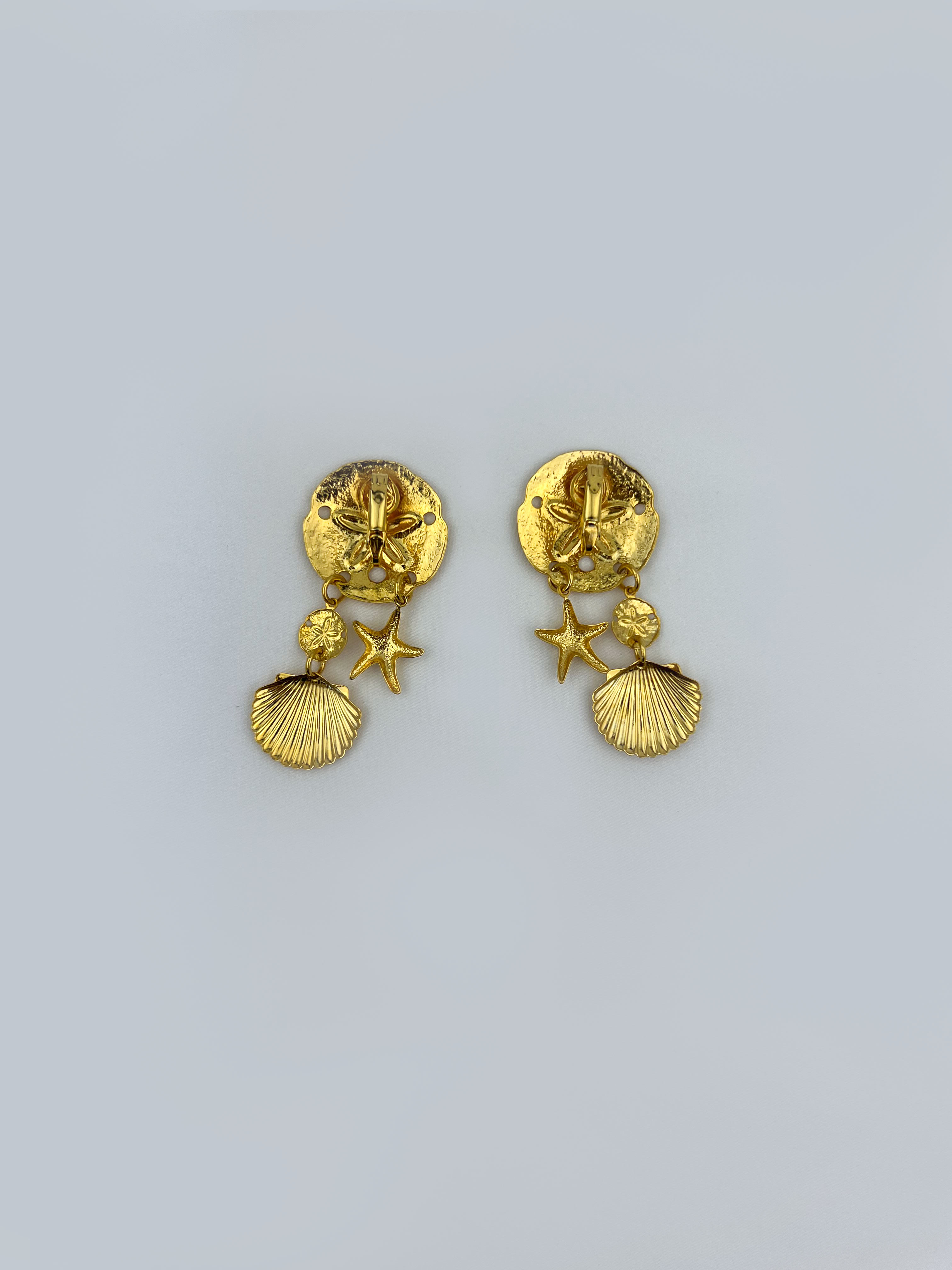 Sand Dollar Drop Earrings