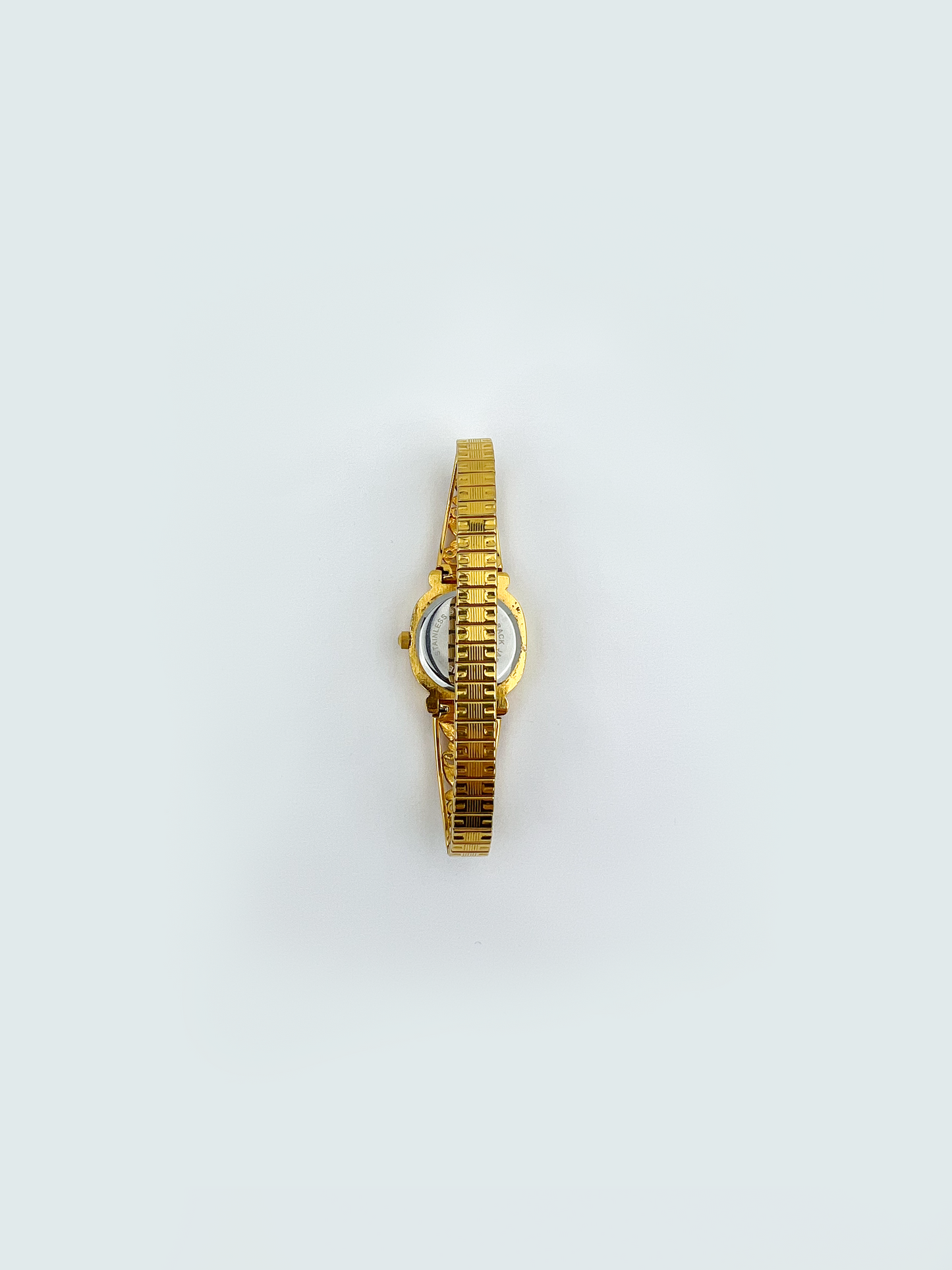 Floral Gemstone Gold Watch