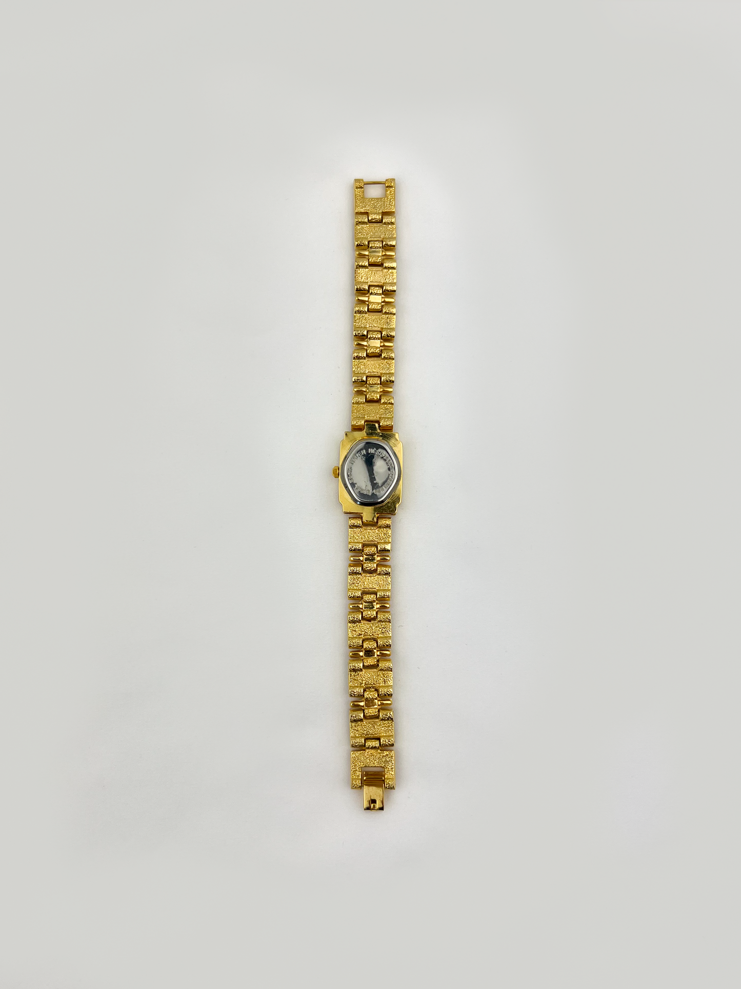 Rhinestone Multicolor Gemstones Gold Watch