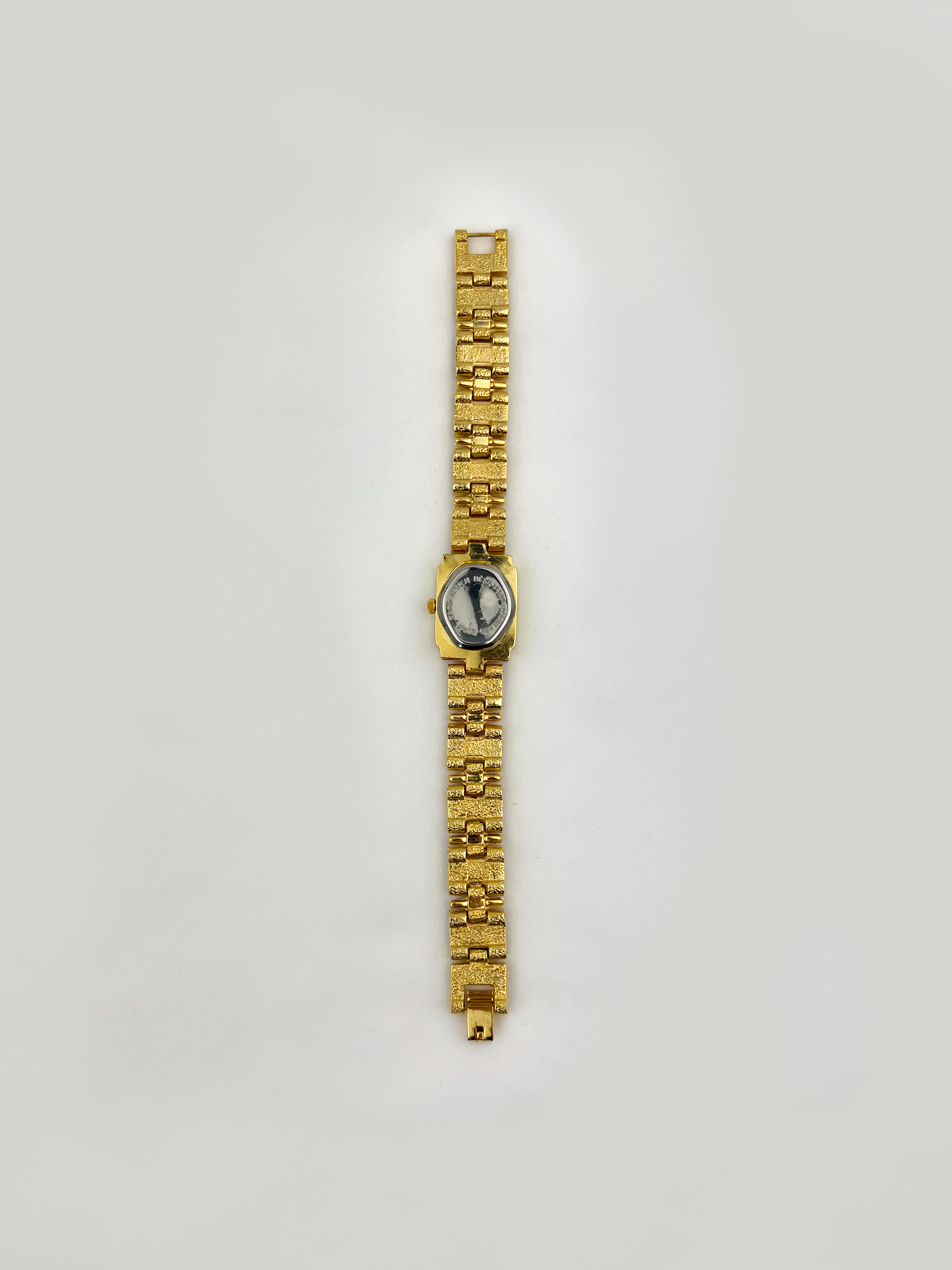 Rhinestone Multicolor Gemstones Gold Watch
