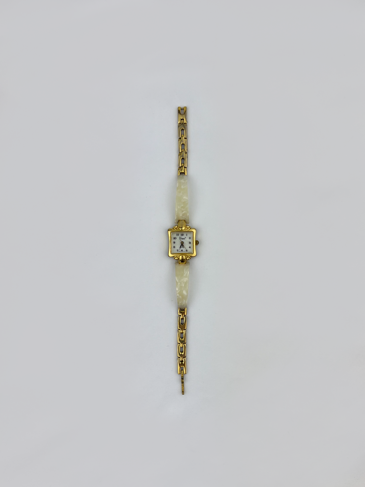 Ivory Shell Gold Watch