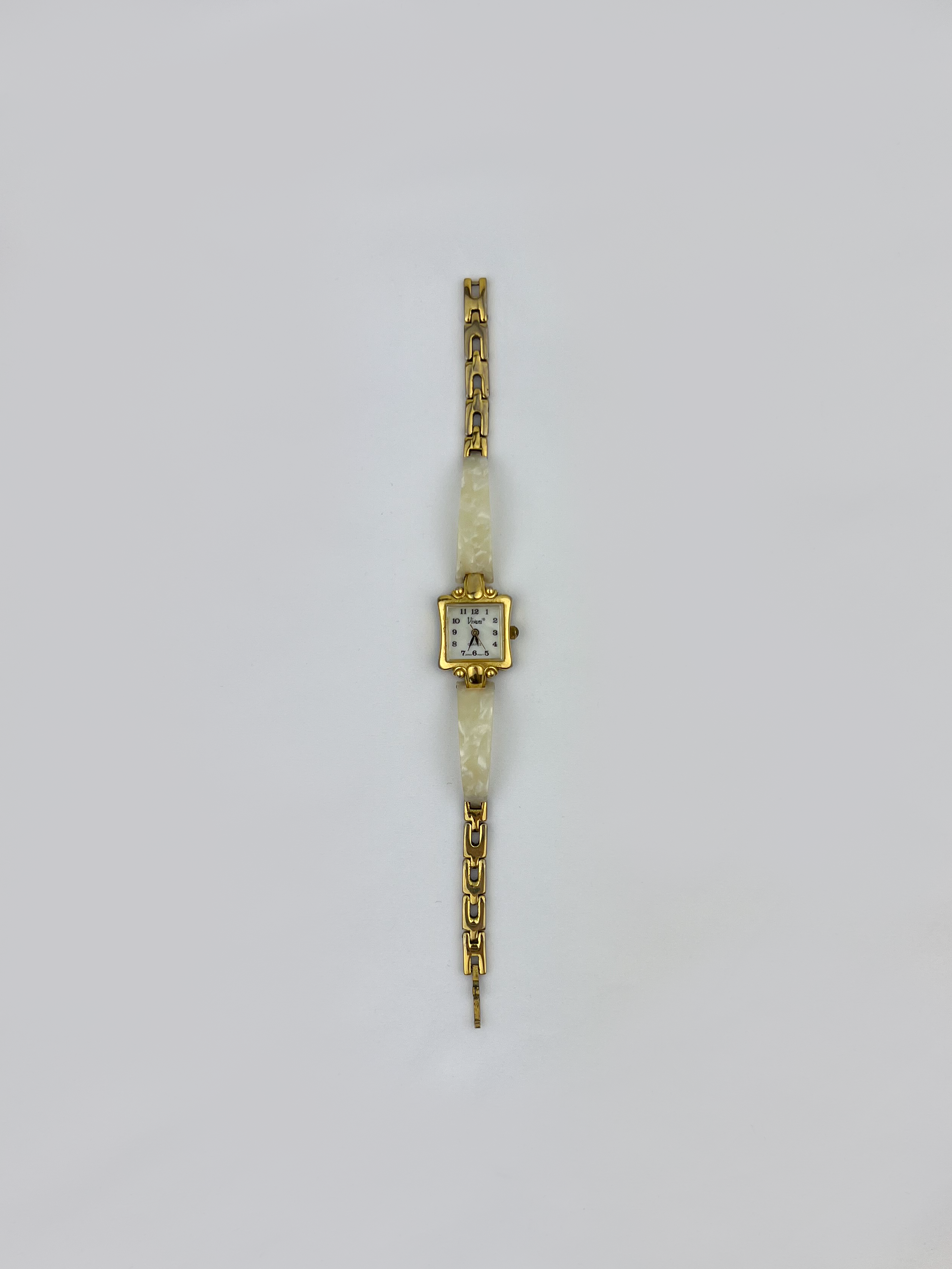 Ivory Shell Gold Watch