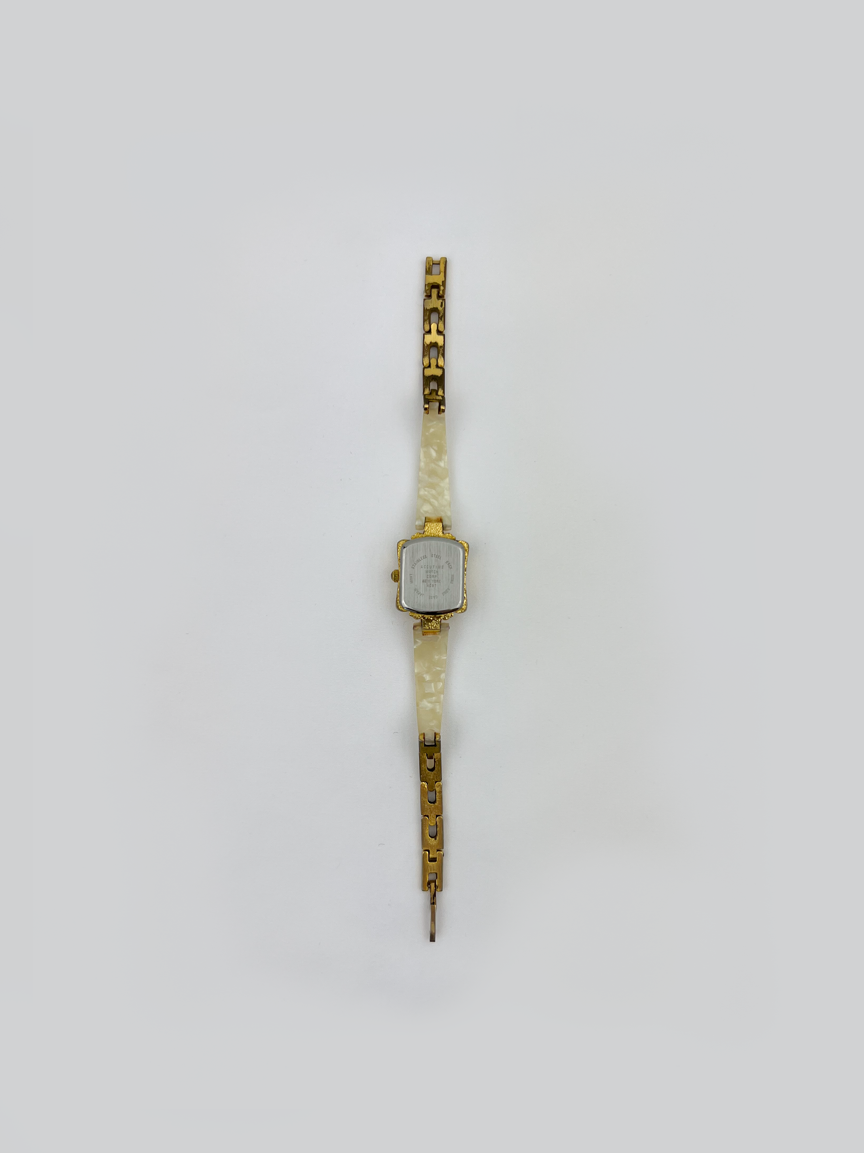 Ivory Shell Gold Watch