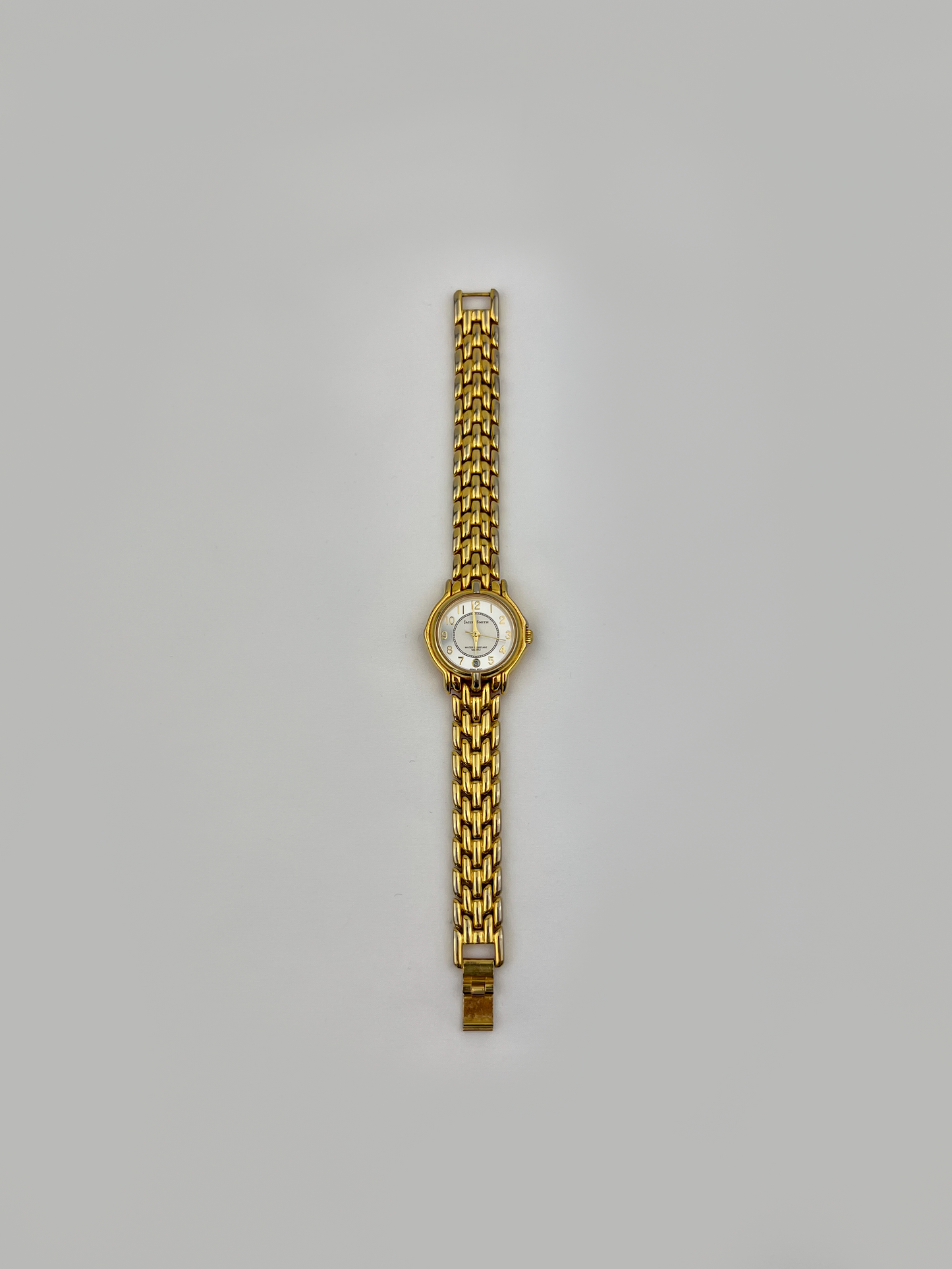 Ivory Face Gold Watch