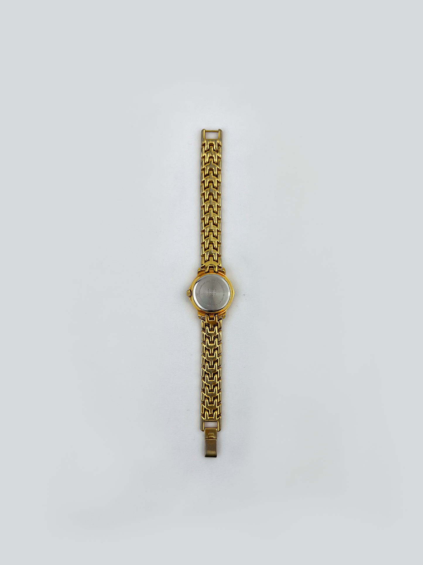 Ivory Face Gold Watch