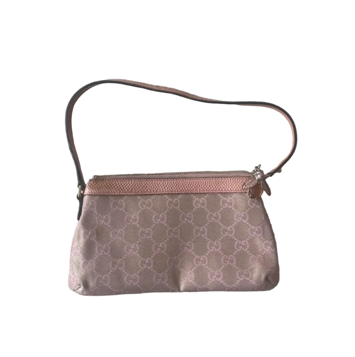 Rare Vintage Gucci Pink Bumblebee Pochette
