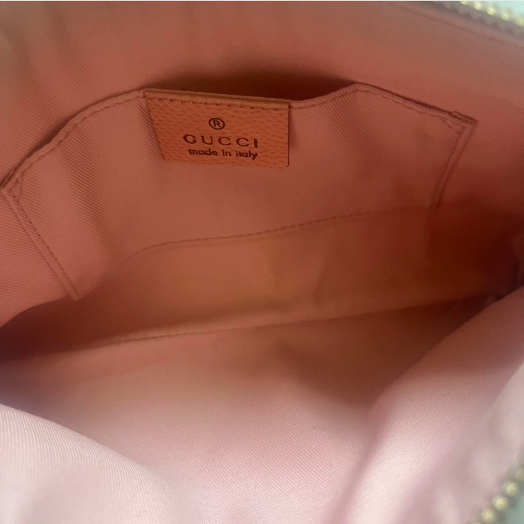 Rare Vintage Gucci Pink Bumblebee Pochette