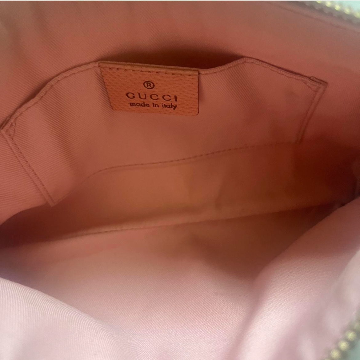 Rare Vintage Gucci Pink Bumblebee Pochette
