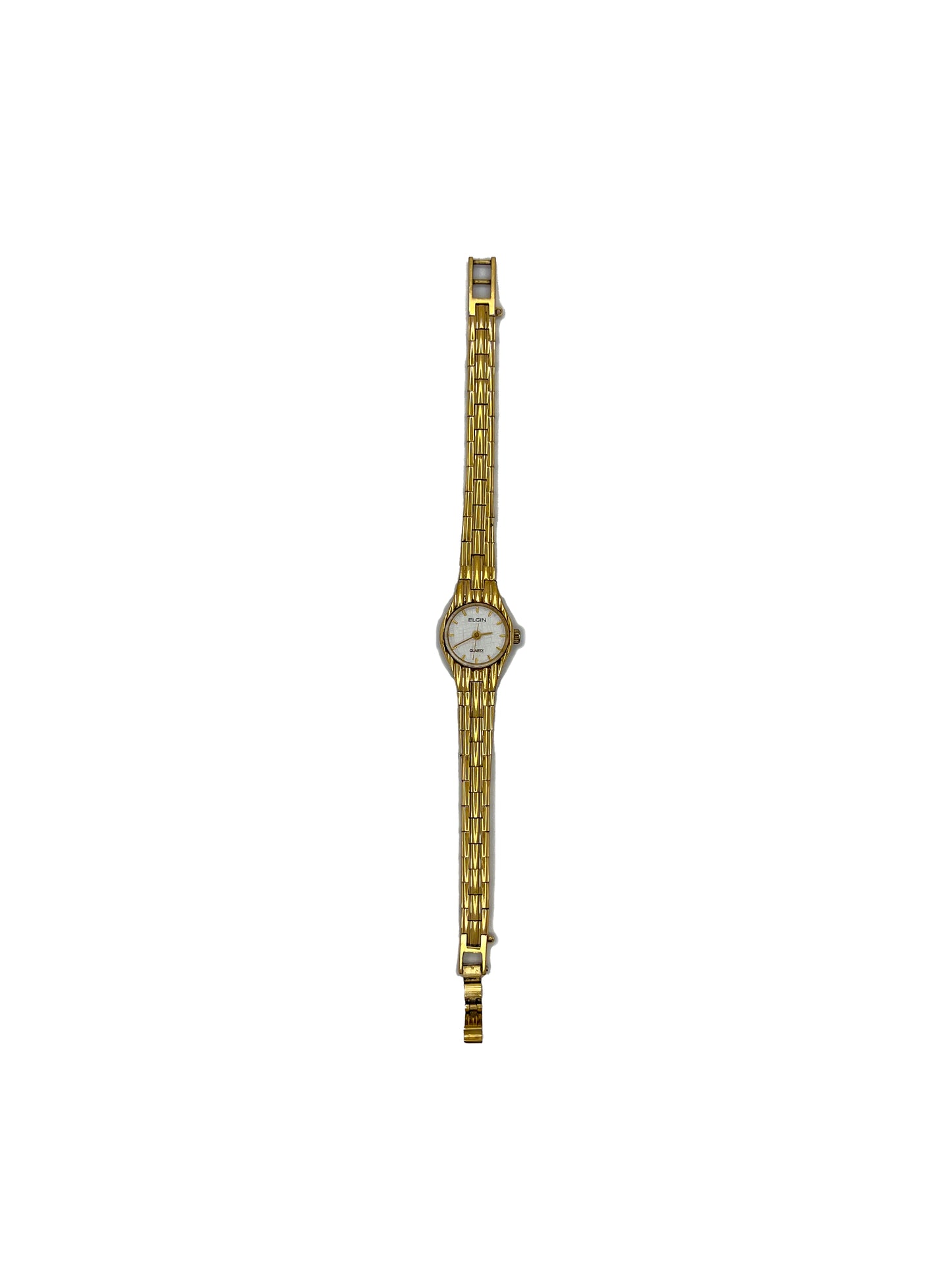 Ivory Face Snake Gold Watch