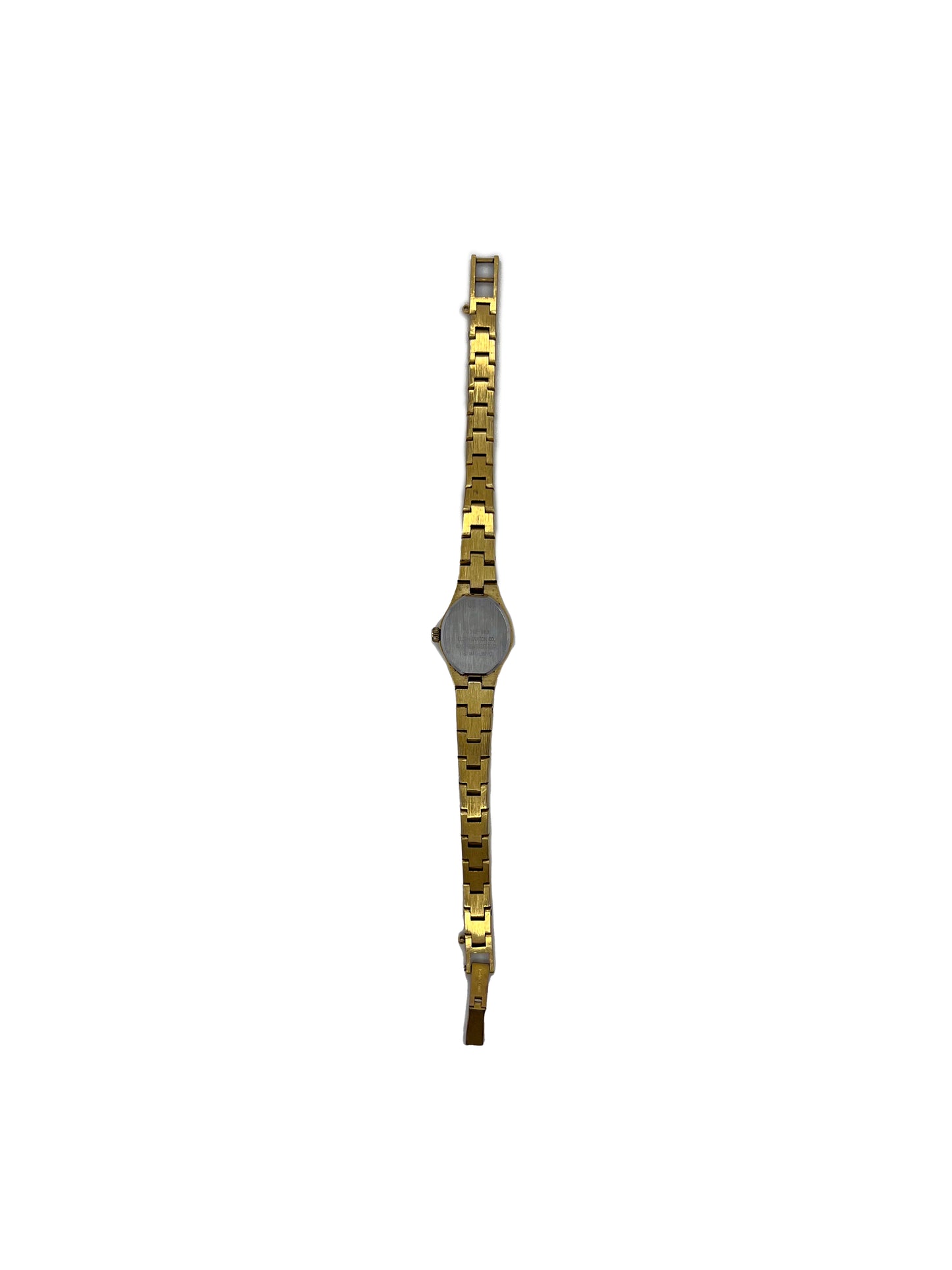 Ivory Face Snake Gold Watch