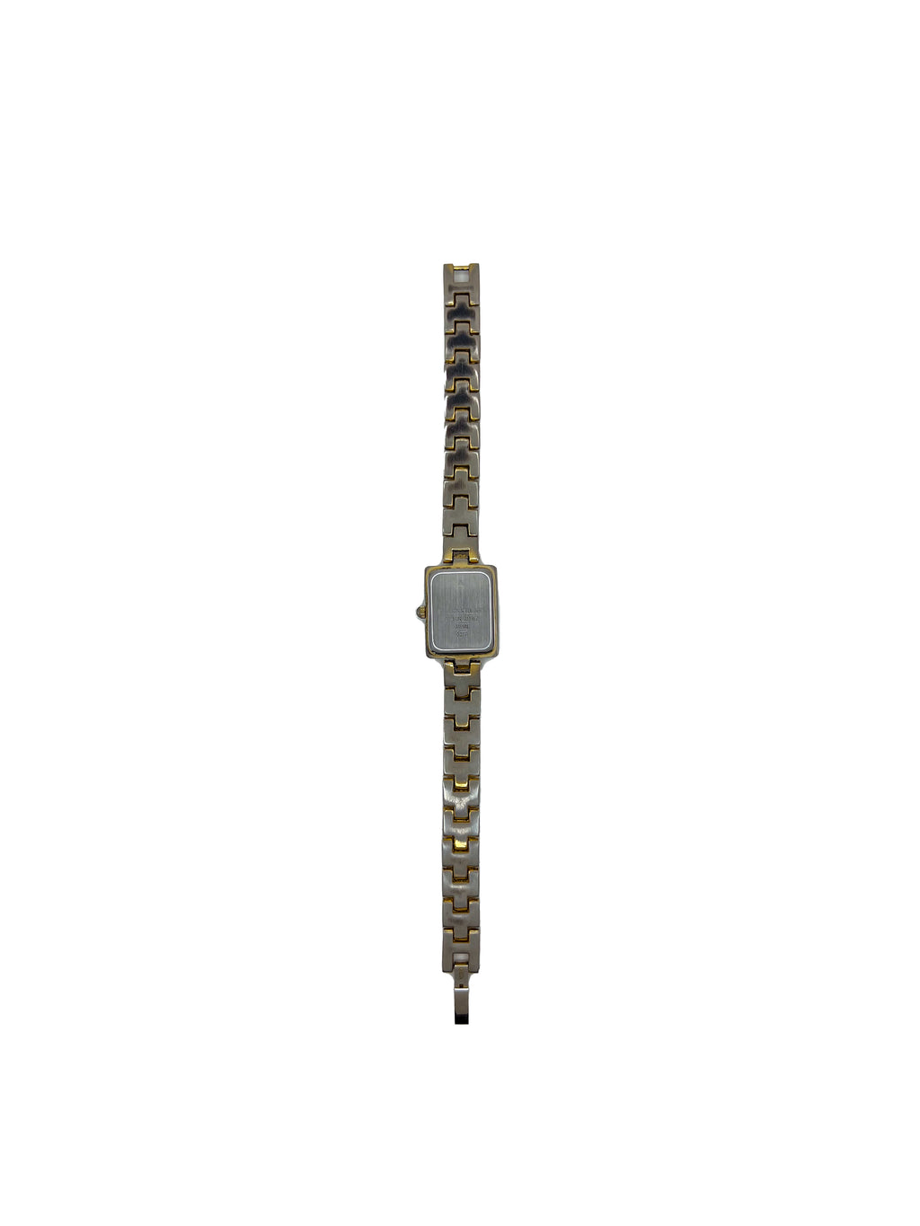 Square Rhinestone Face Gold Watch