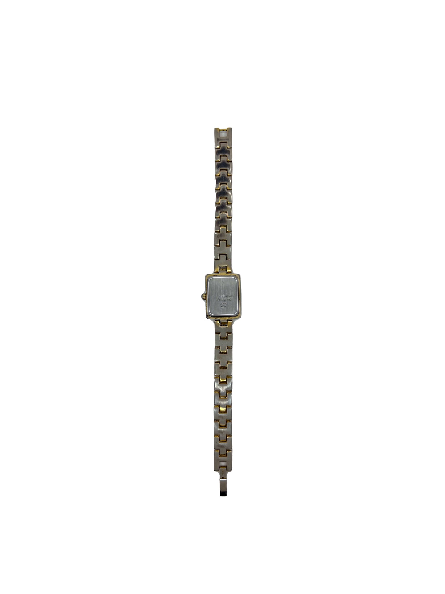 Square Rhinestone Face Gold Watch