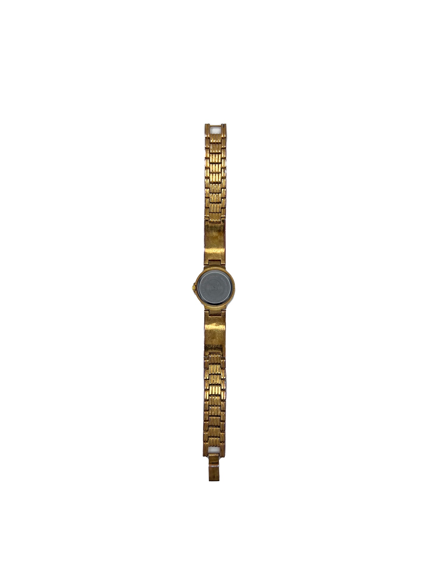 Two-Tone Silver Face Gold Watch