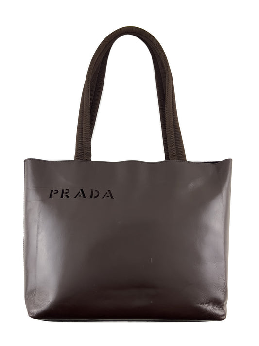 Prada Brown Leather Tote