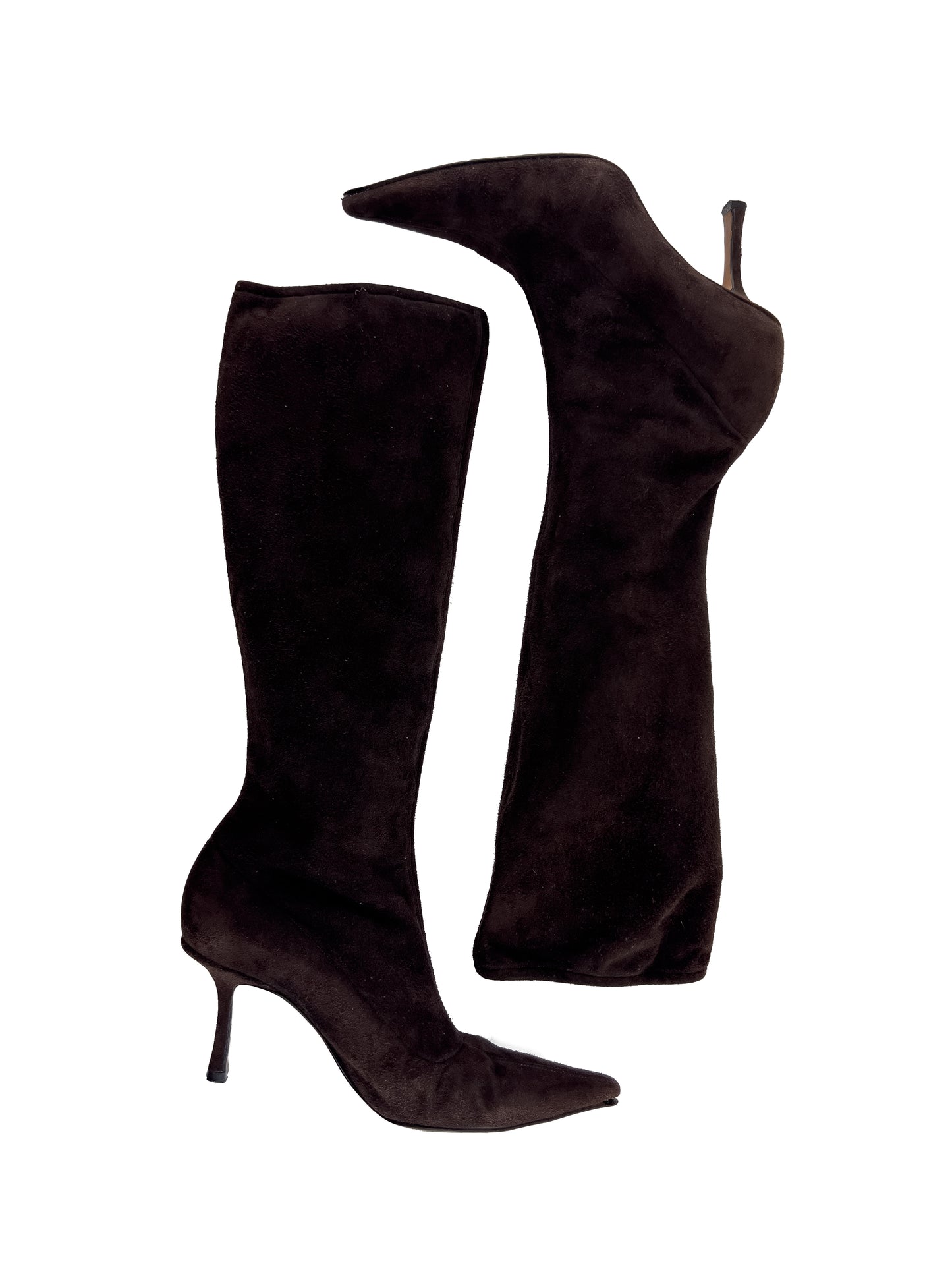 Jimmy Choo Brown Suede Tall Boots