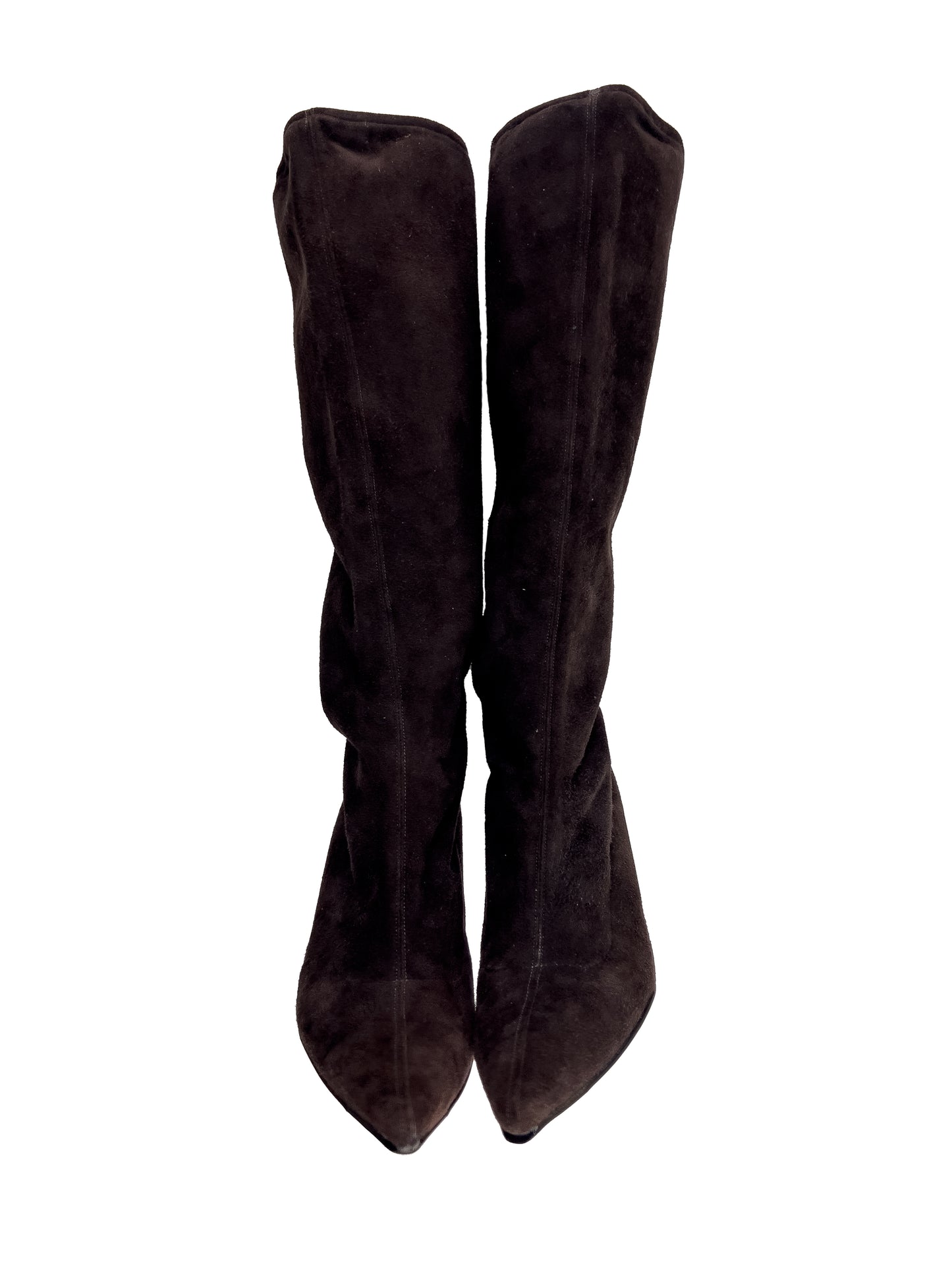 Jimmy Choo Brown Suede Tall Boots