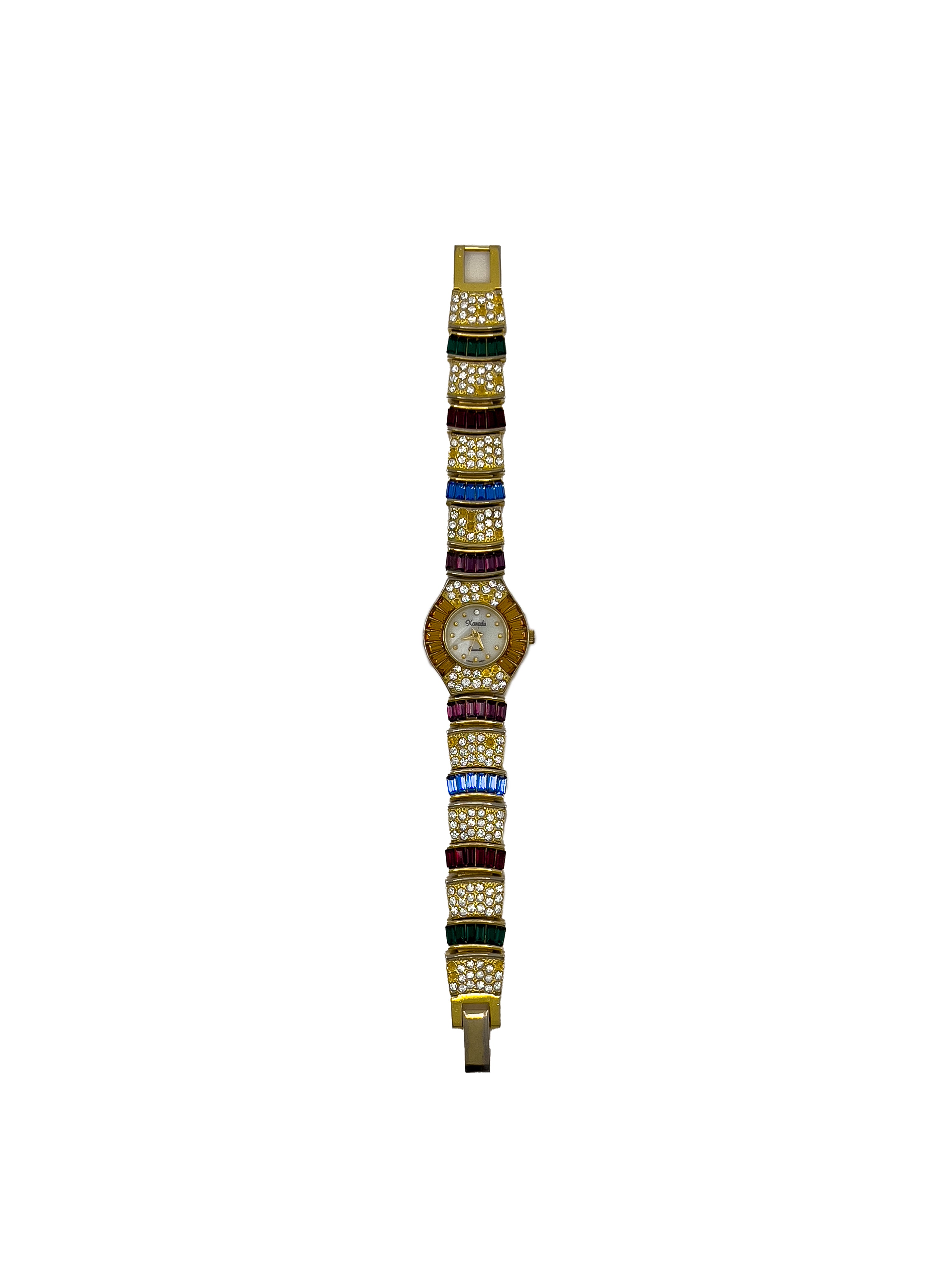 Multicolor Baguette Watch
