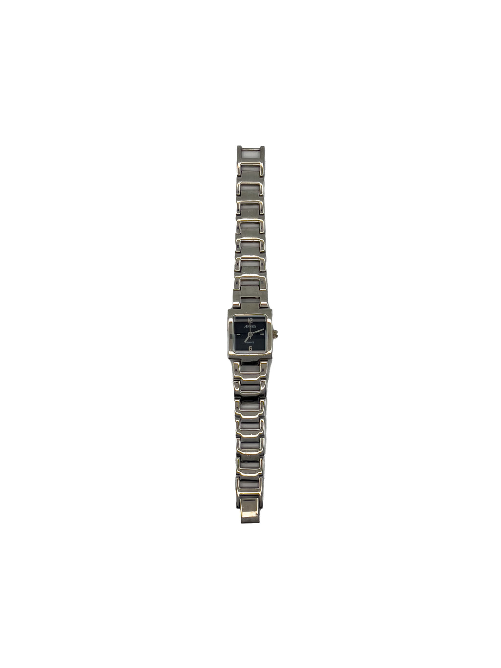Black Face Silver Watch