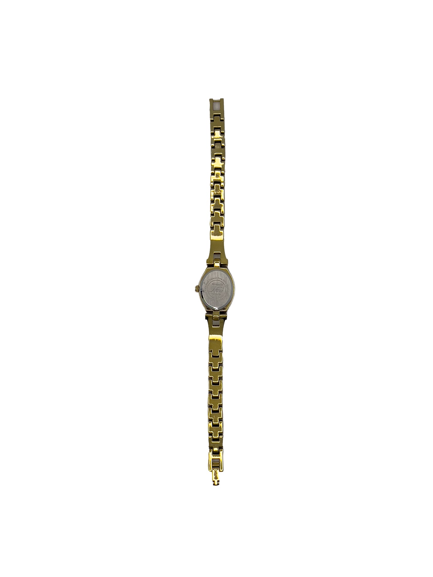 Gold Rhinestone Opal Face Watch