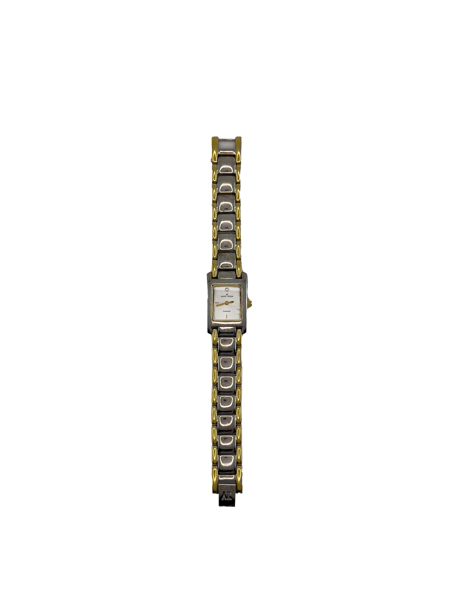 Two-Tone Gold & Gunmetal Watch