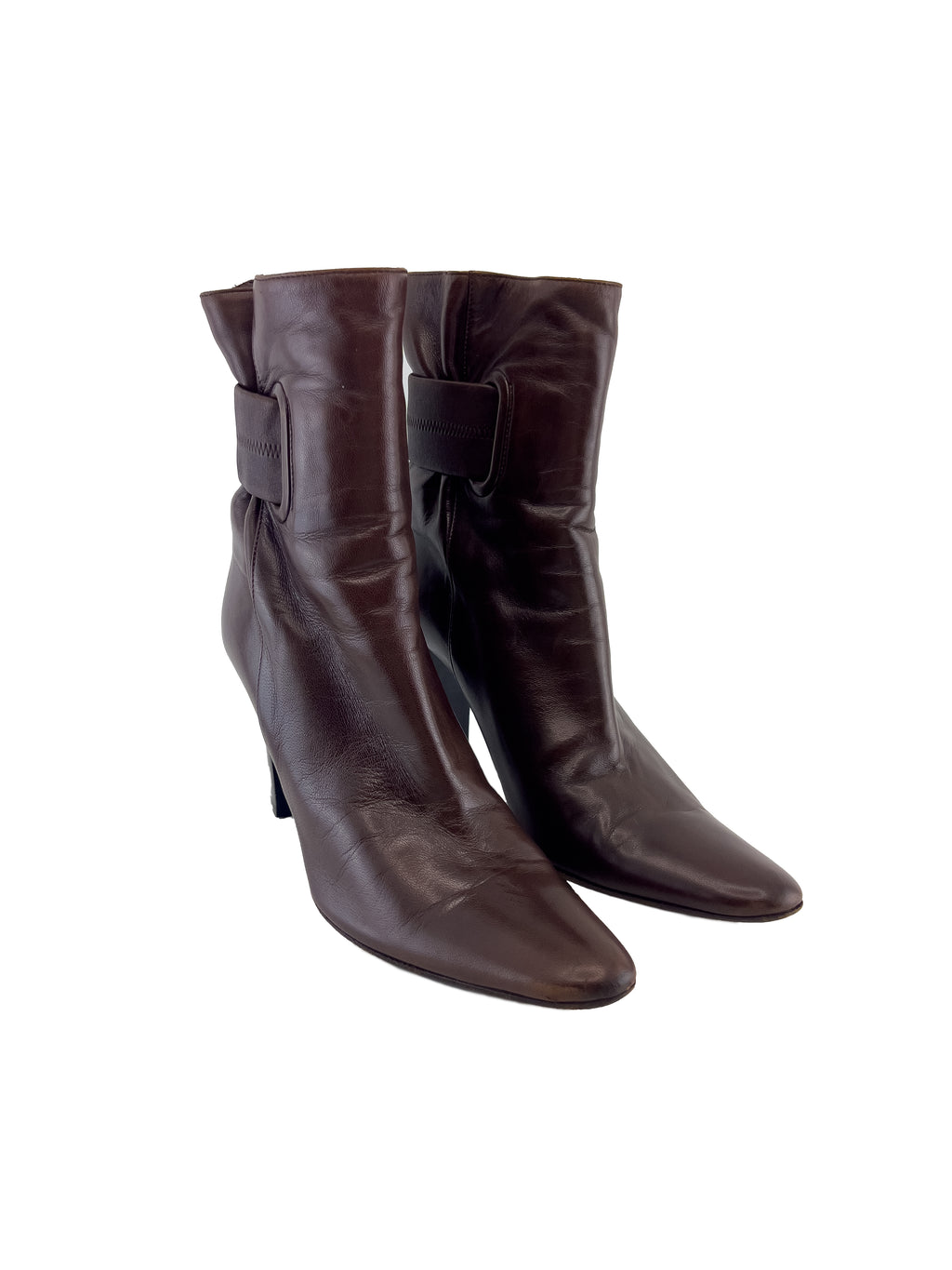 Bottega Veneta Brown Booties