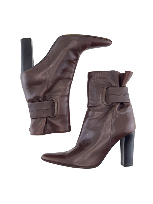 Bottega Veneta Brown Booties