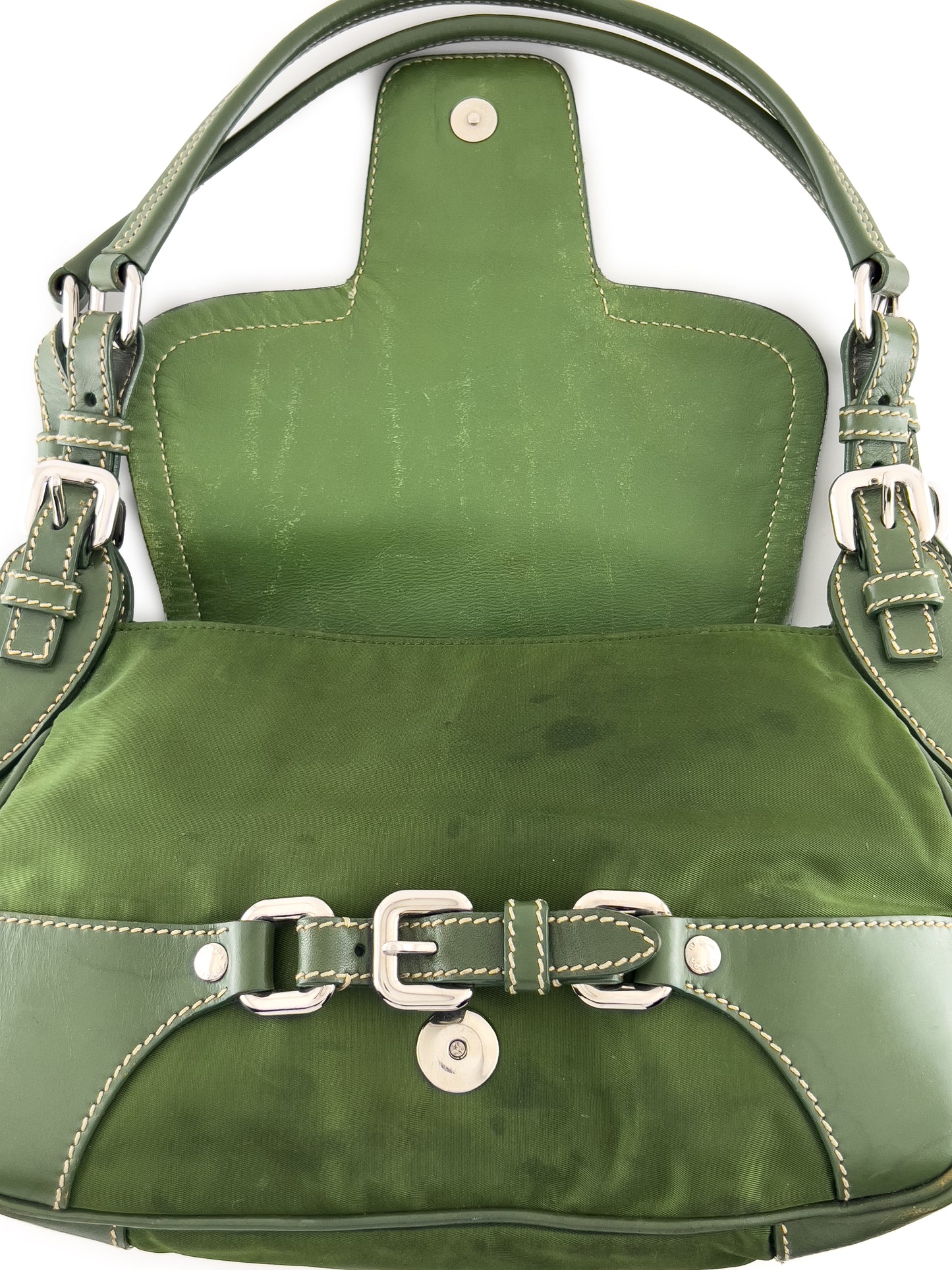 Rare Prada Olive Green Shoulder Bag