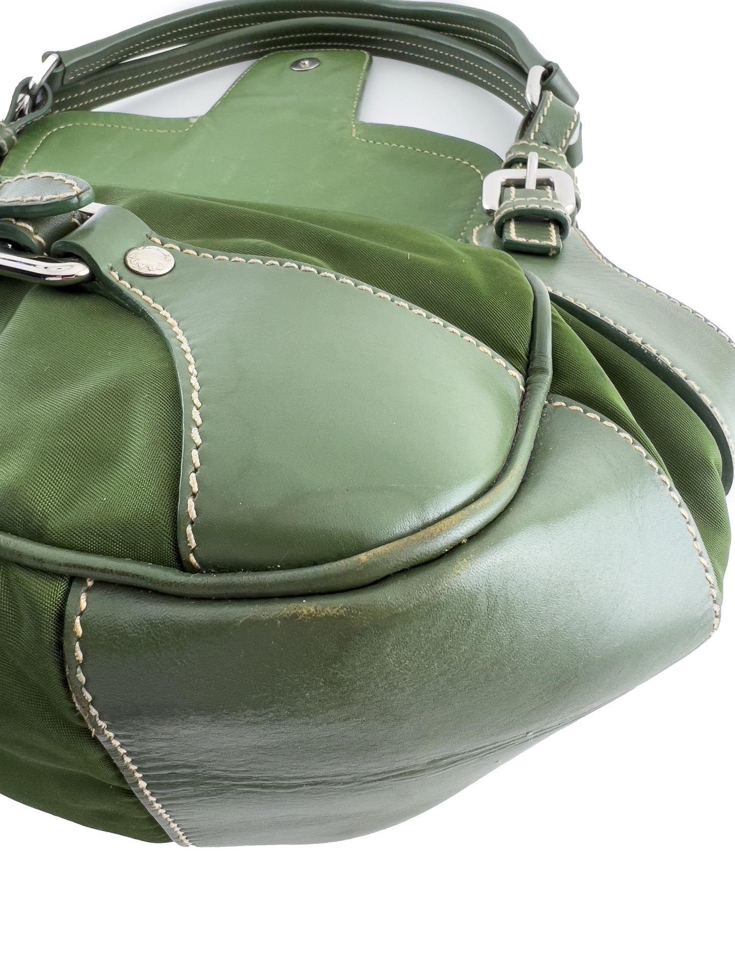 Rare Prada Olive Green Shoulder Bag