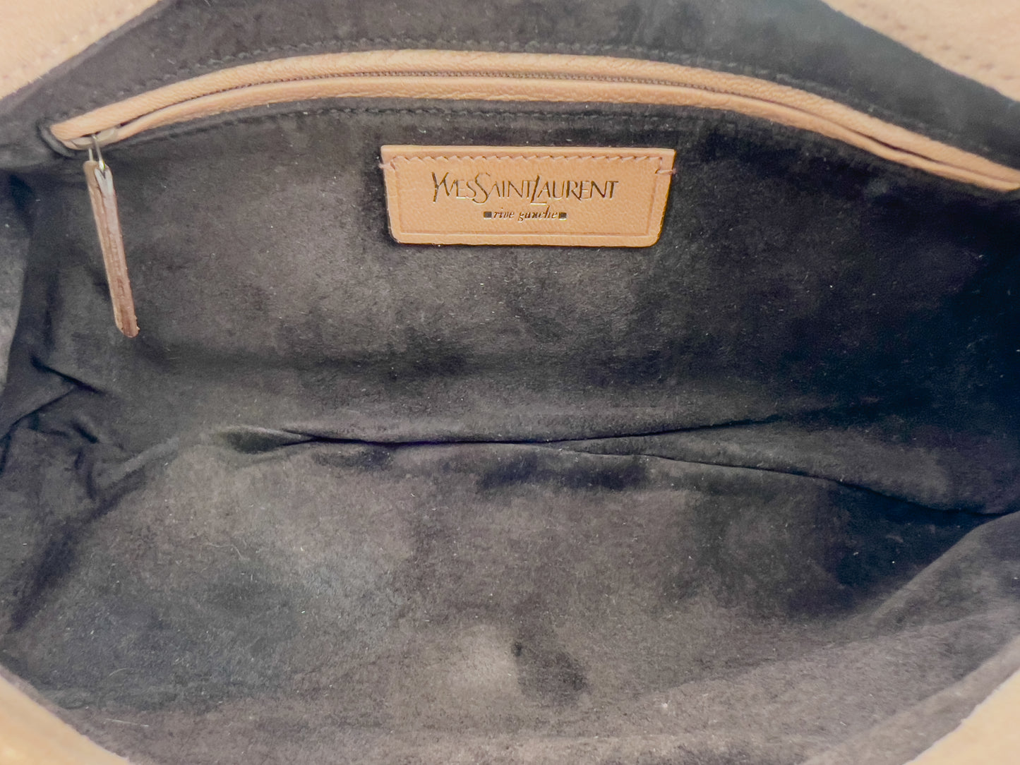 YSL Suede Rose Bag