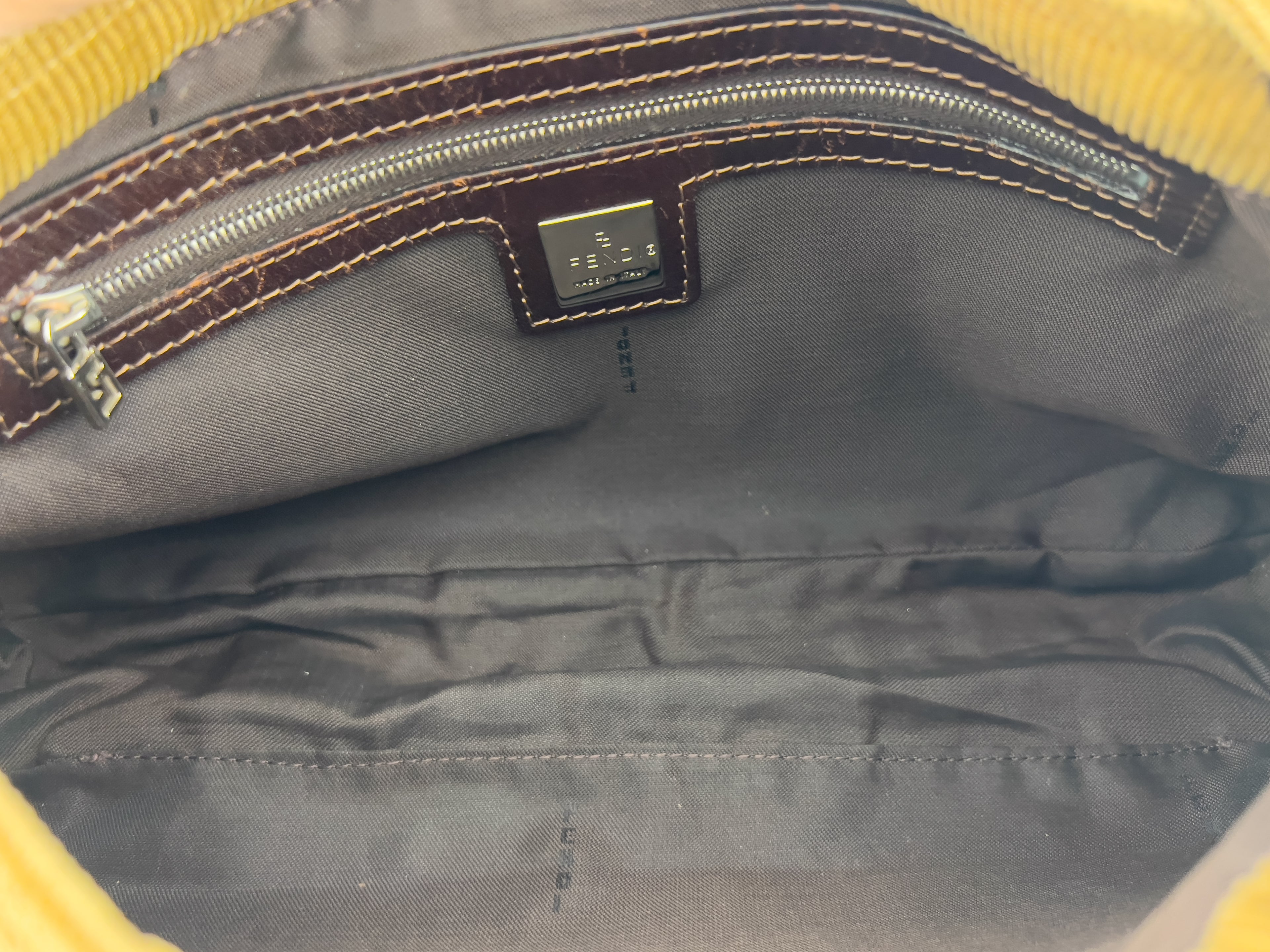 Rare Fendi Corduroy Baguette