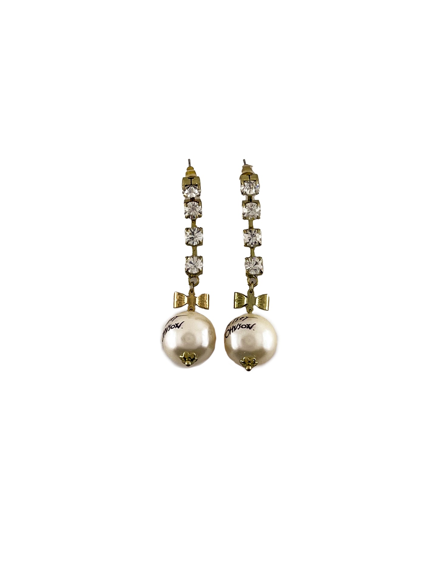 Betsey Johnson Pearl Drop Earrings