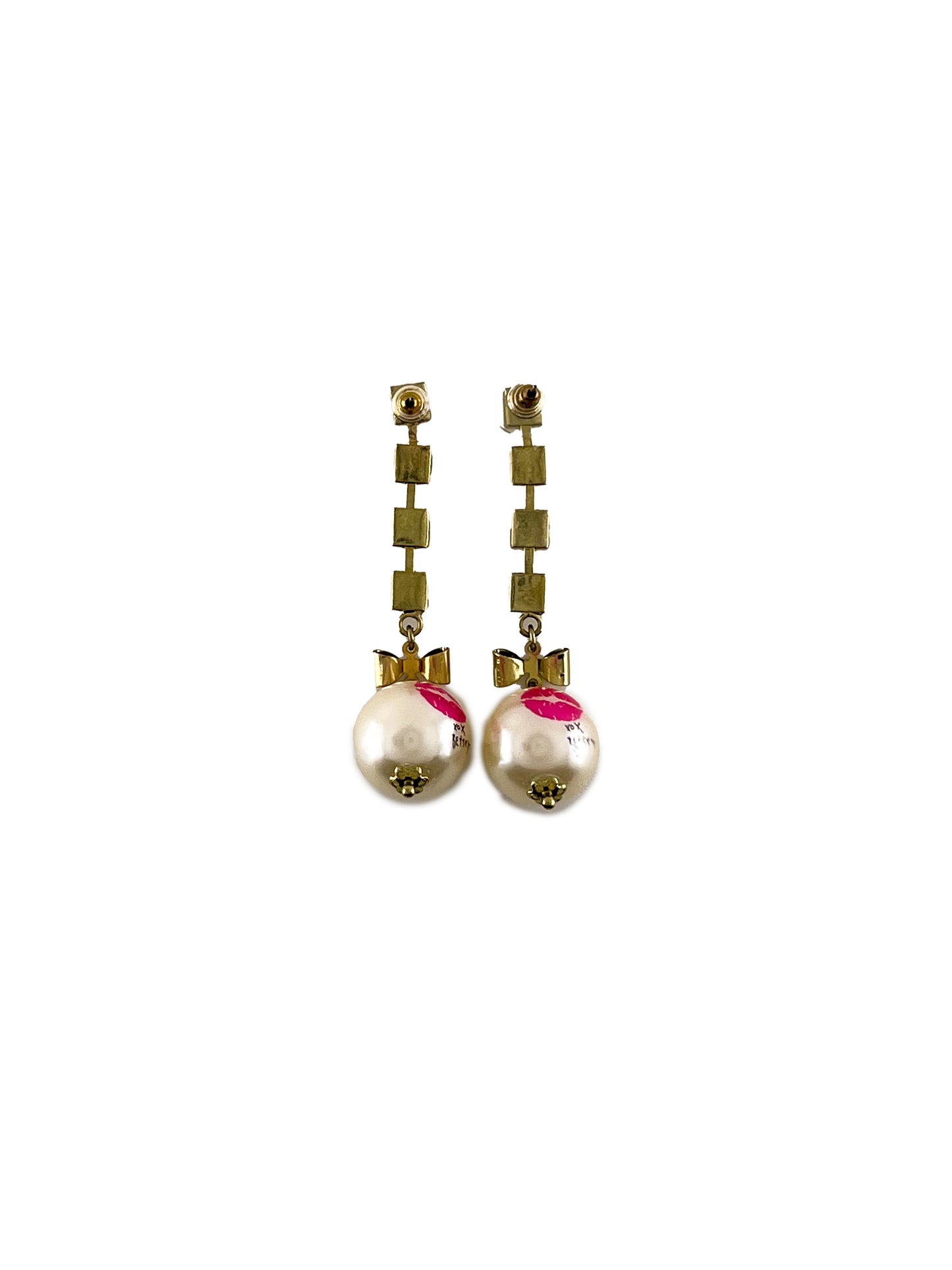 Betsey Johnson Pearl Drop Earrings