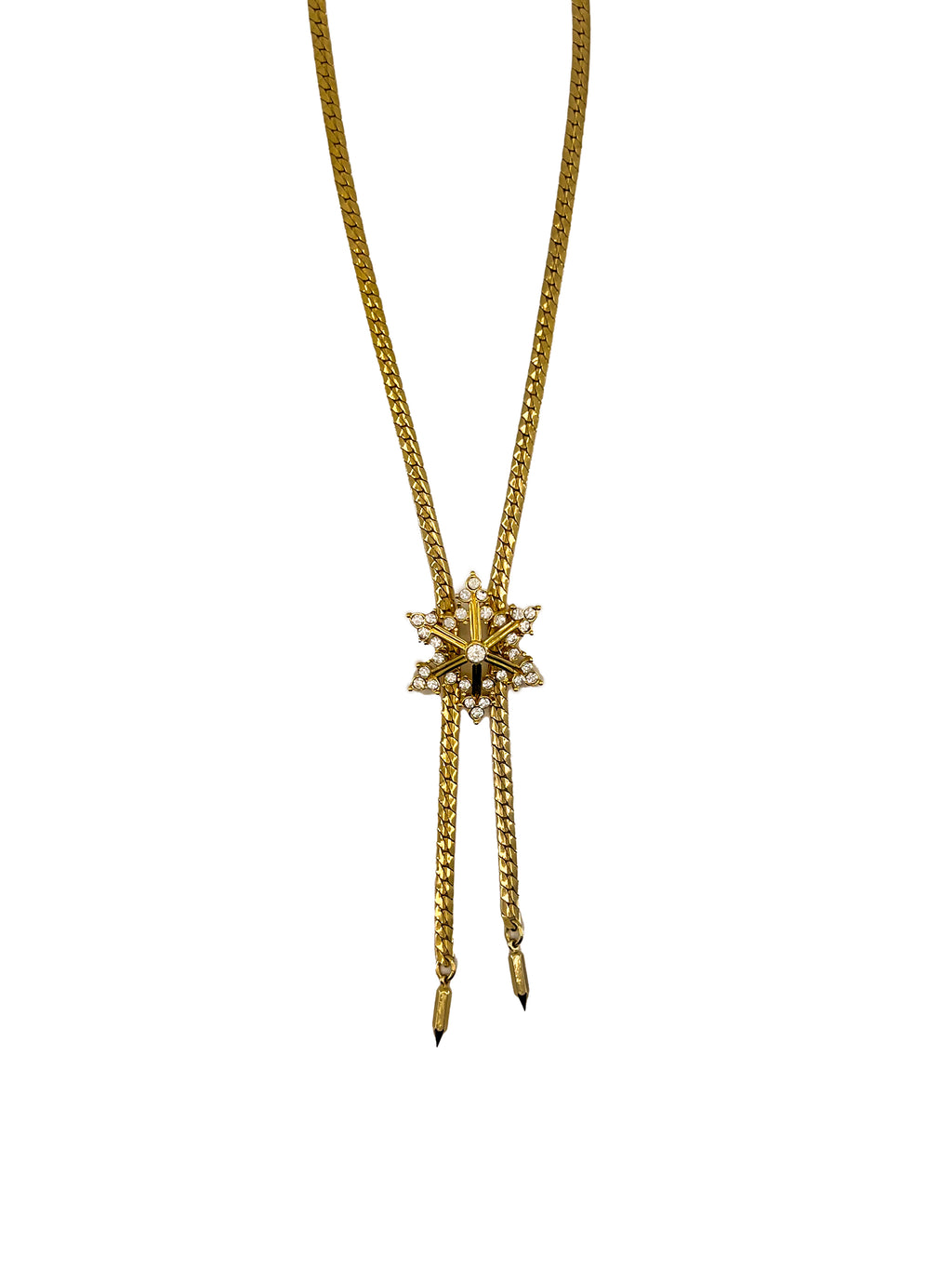 Snowflake Rhinestone Necklace