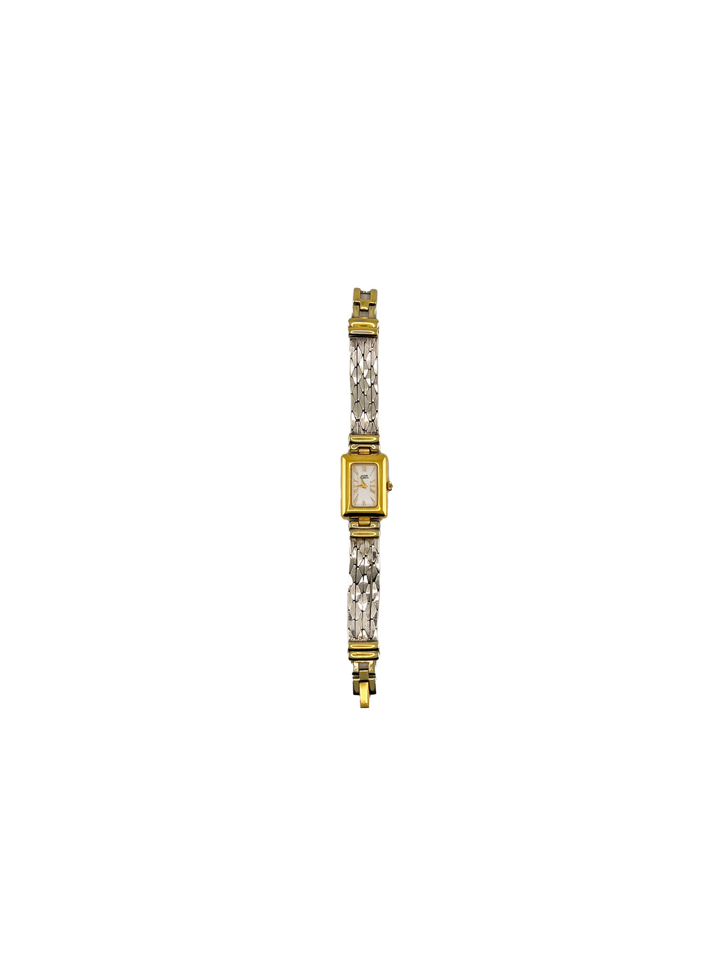 Two-Tone Four-Strand Snake Watch