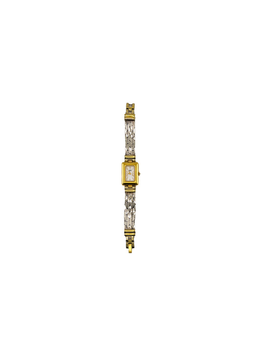 Two-Tone Four-Strand Snake Watch