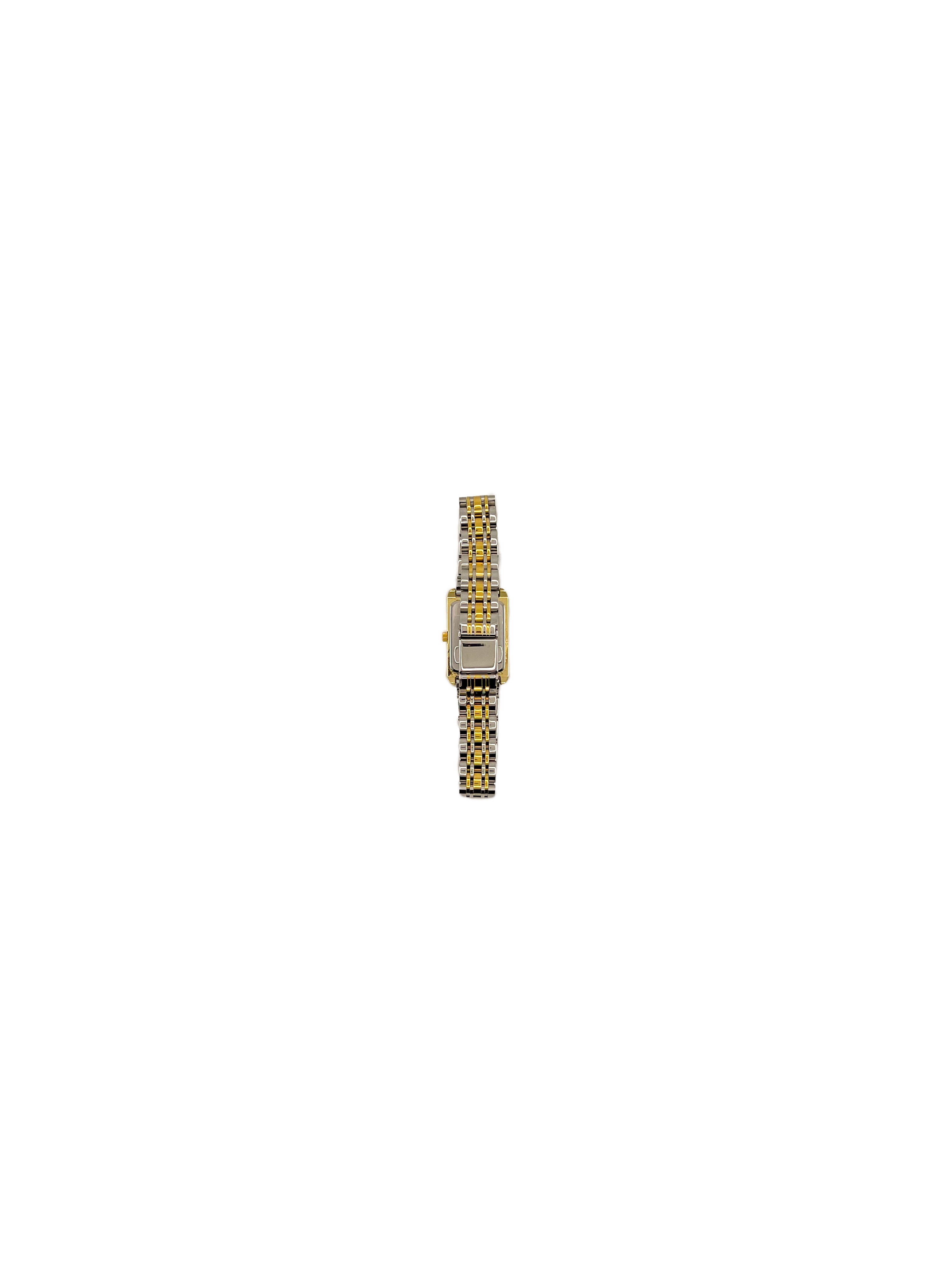 Two-Tone Classic Rectangle Watch