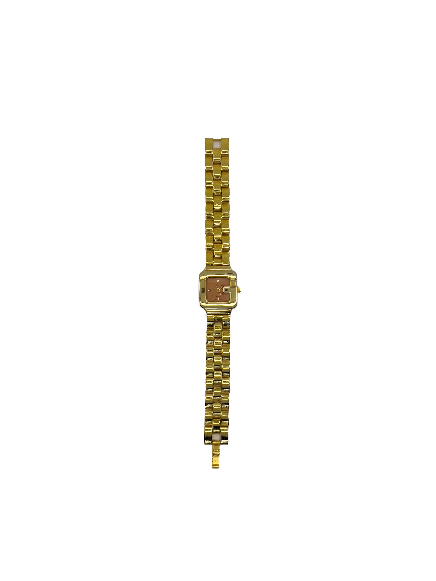 Rust Face Gold Watch