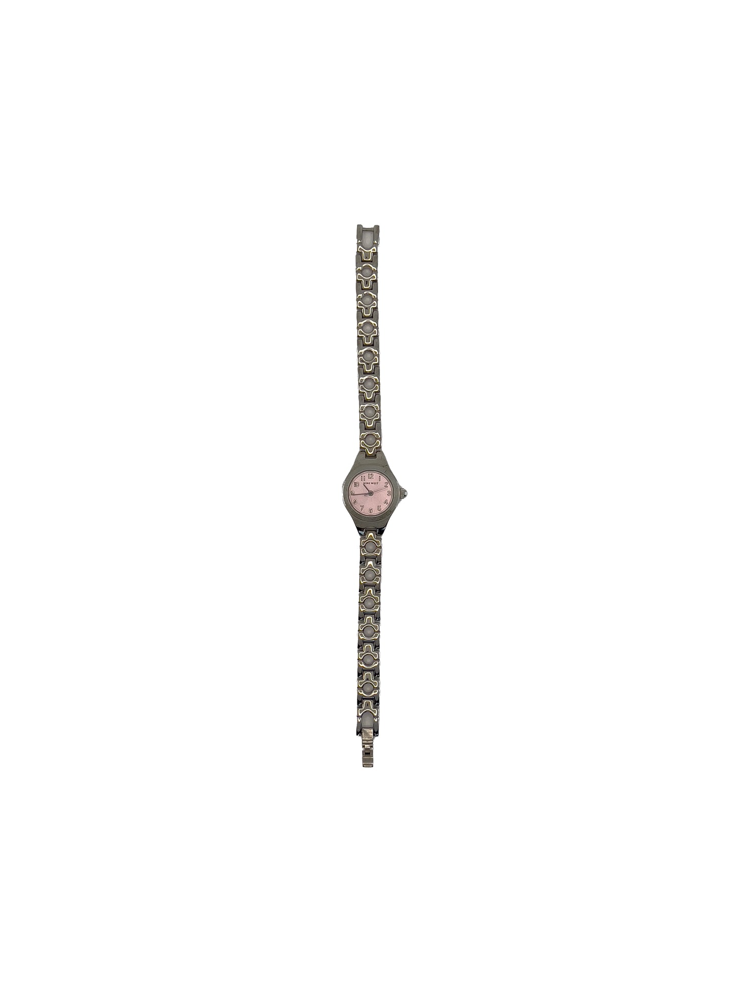 Baby Pink Face Silver Watch