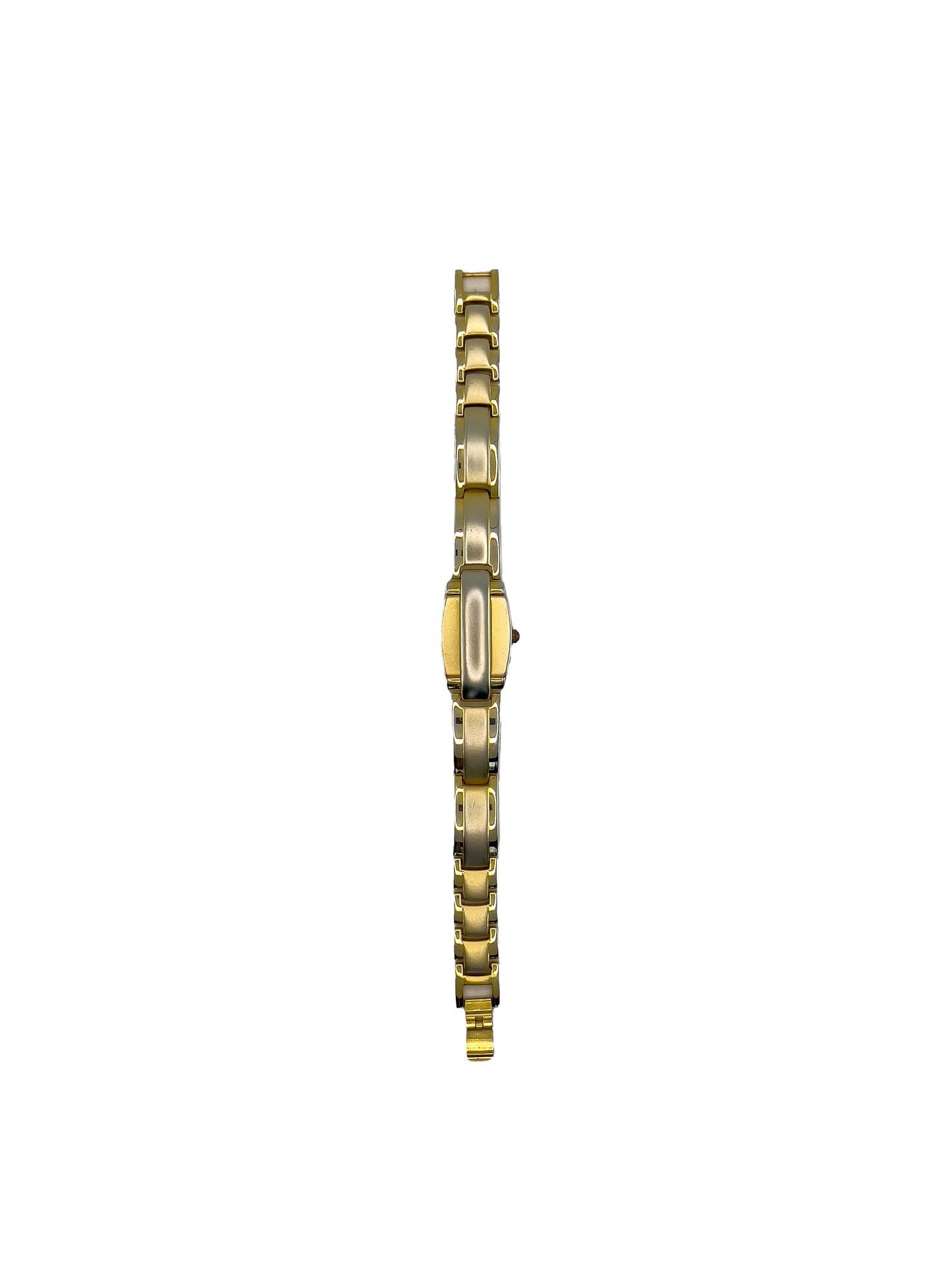 Gold Hidden Face Watch