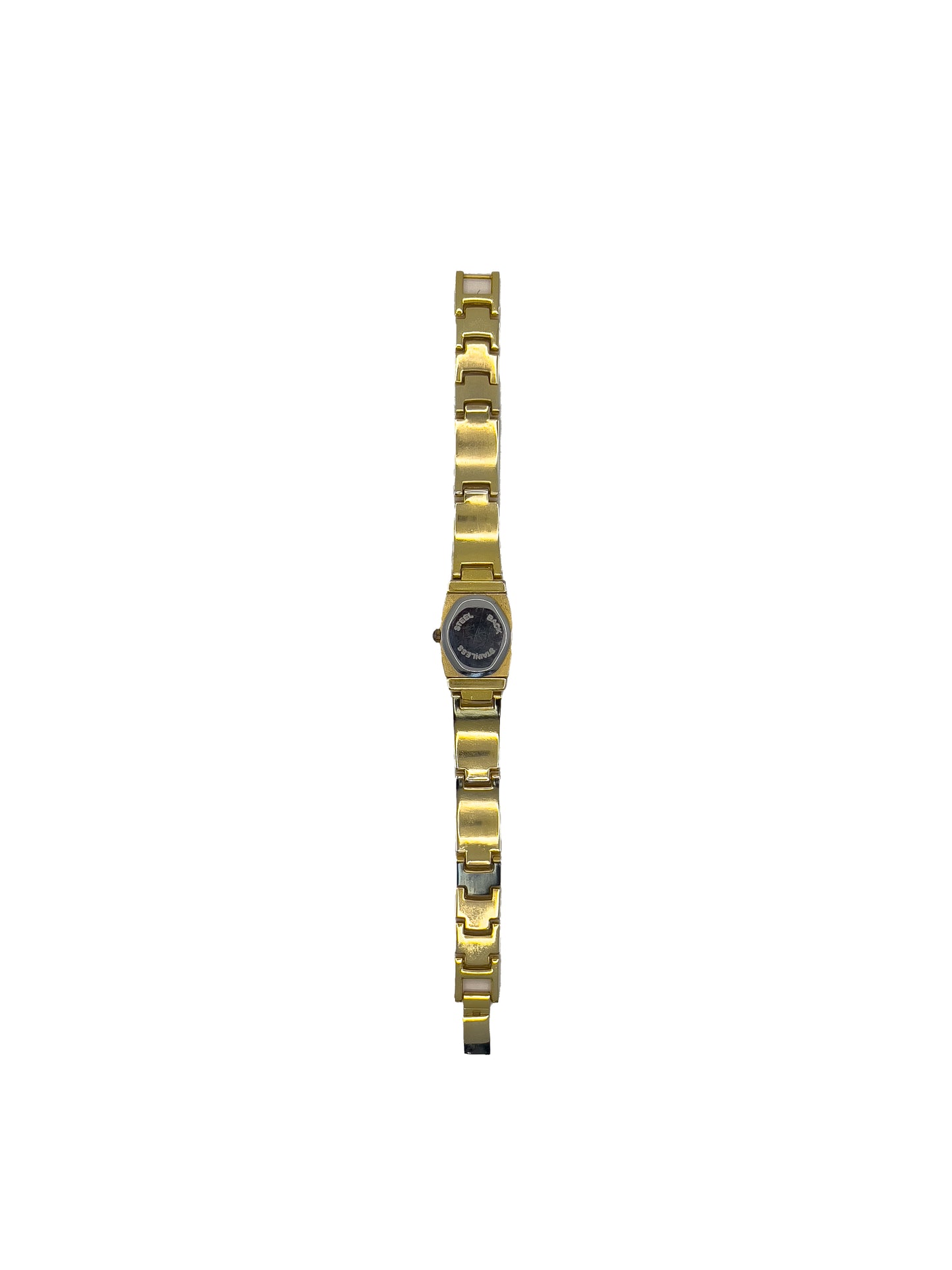 Gold Hidden Face Watch