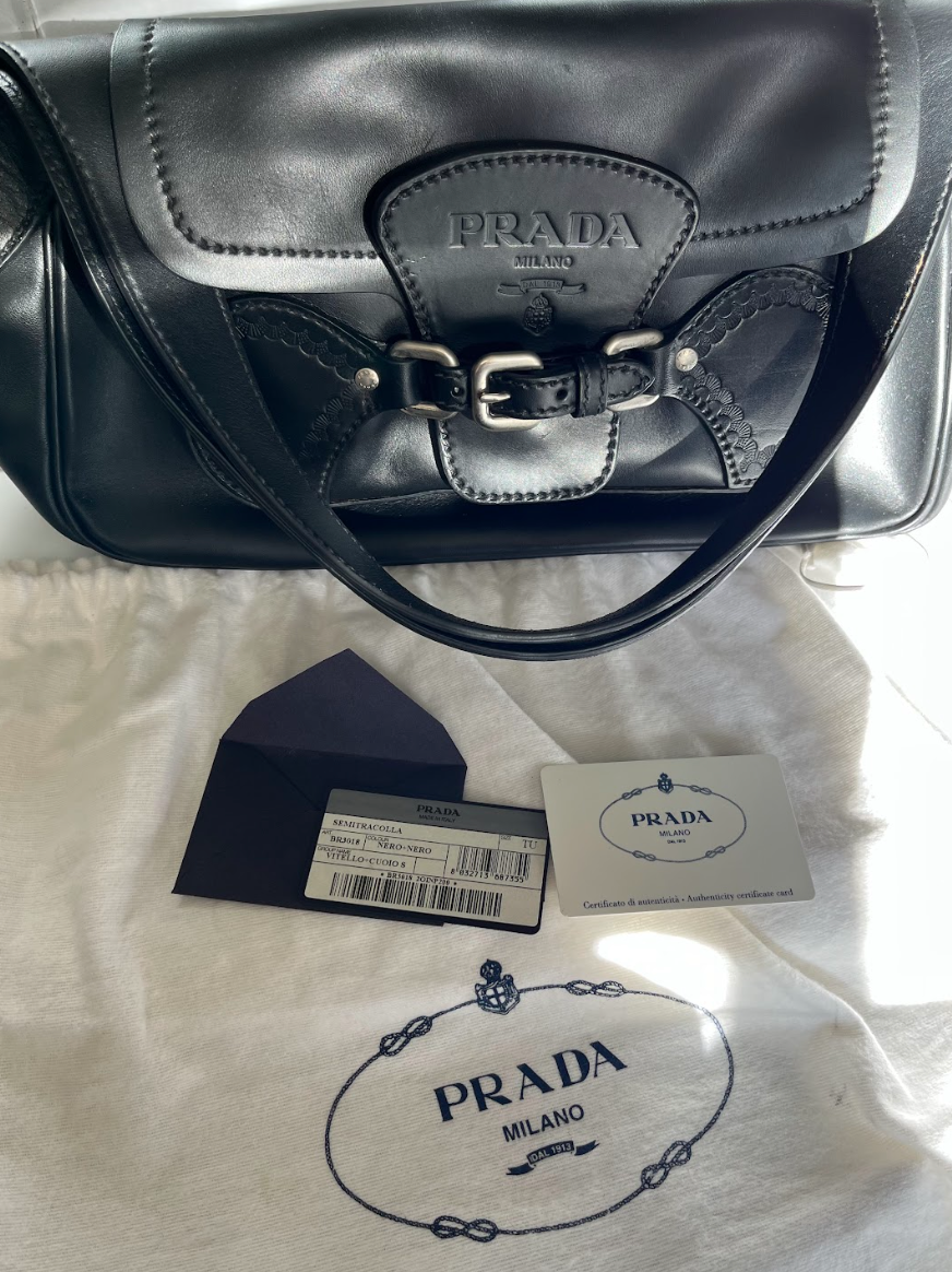 Prada Black Leather Bag