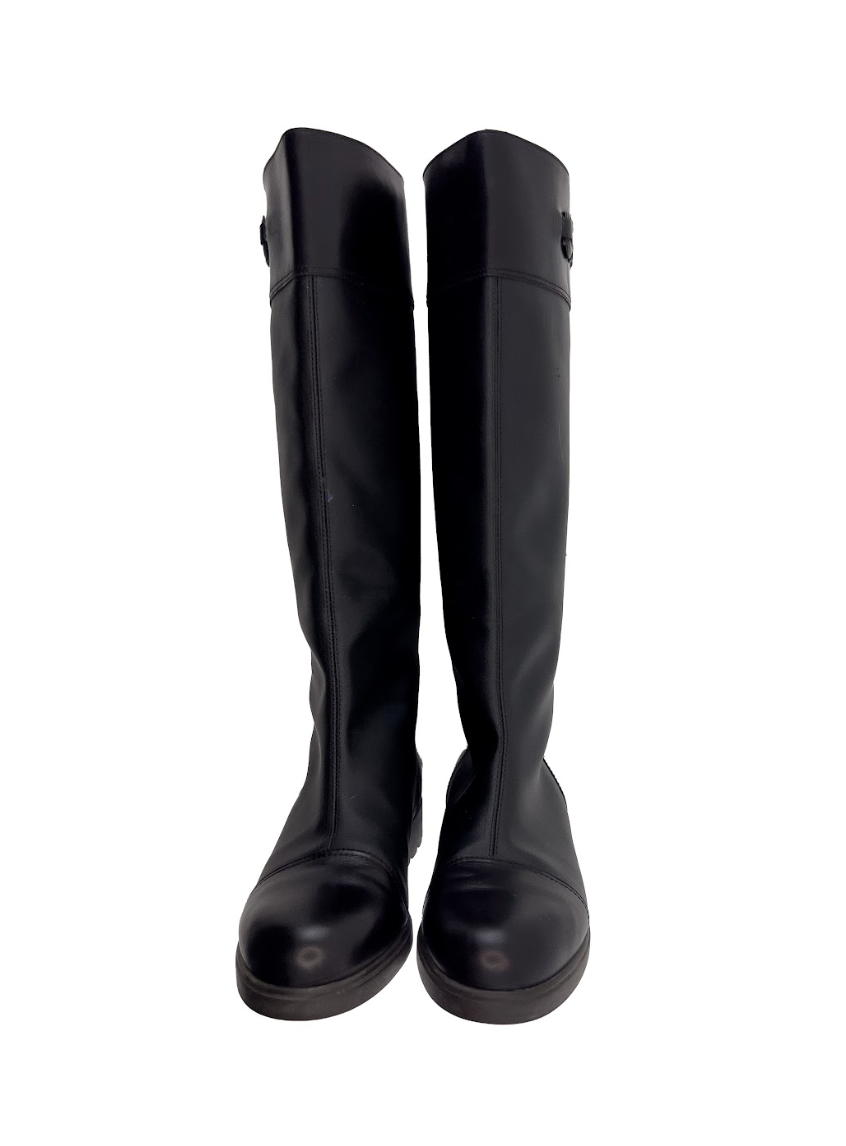 Salvatore Ferragamo Black Tall Boots