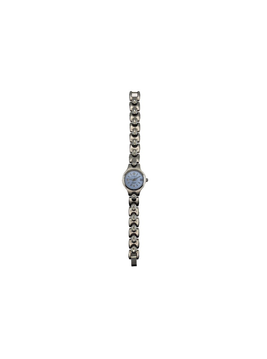 Silver Baby Blue Watch