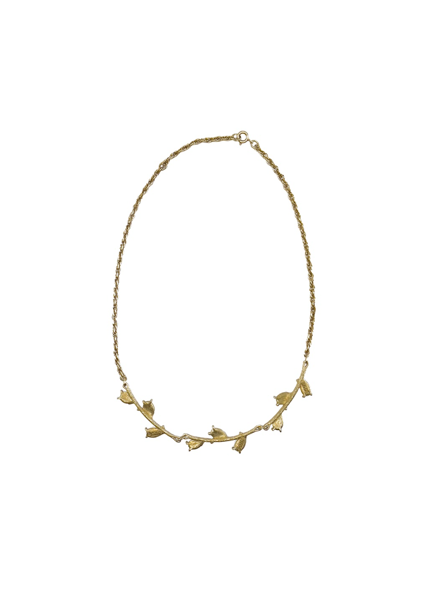 Pearl Petal Gold Choker