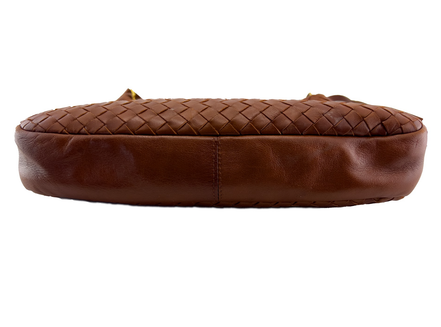 Bottega Veneta Woven Cognac Bag