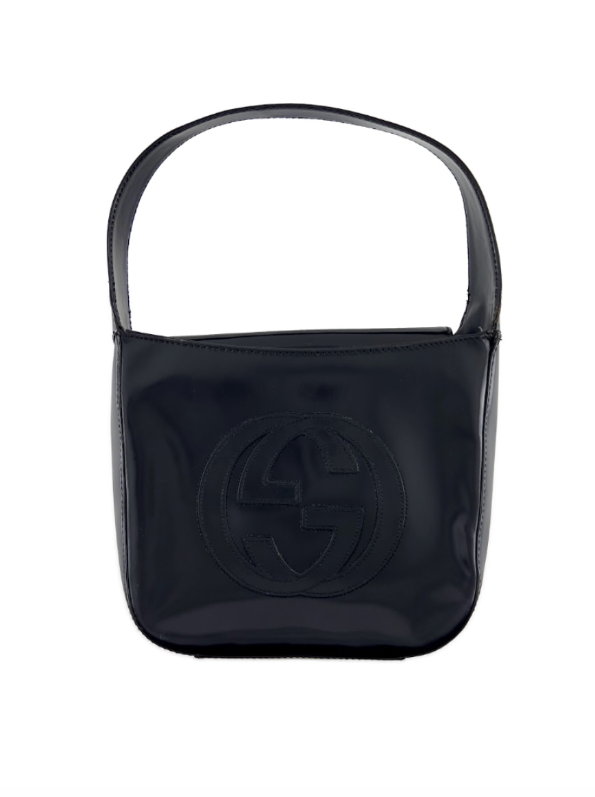 Gucci Black Patent Mini Bag